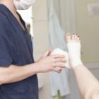 Diagnóstico de la fractura de tobillo expuesta